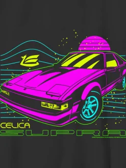 Kids Toyota Supra Neon Graphic T-Shirt
