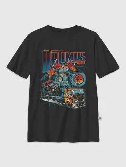 Kids Transformers Optimus Prime Speed Graphic T-Shirt
