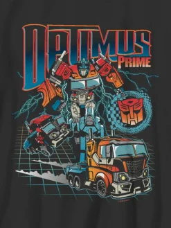 Kids Transformers Optimus Prime Speed Graphic T-Shirt