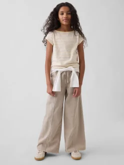 Kids Twill Baggy Pants