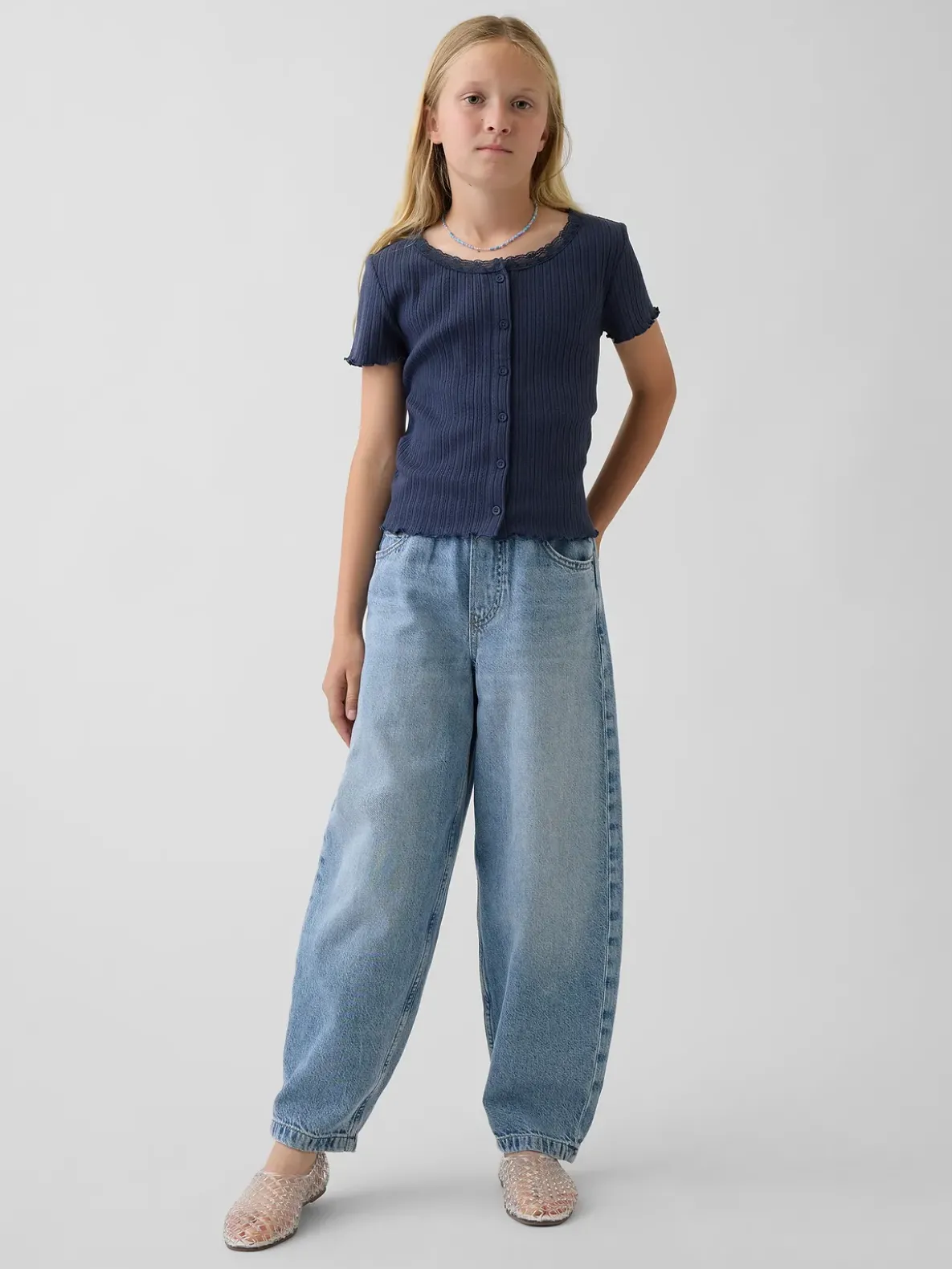 Kids UltraSoft Easy Baggy Taper Jeans