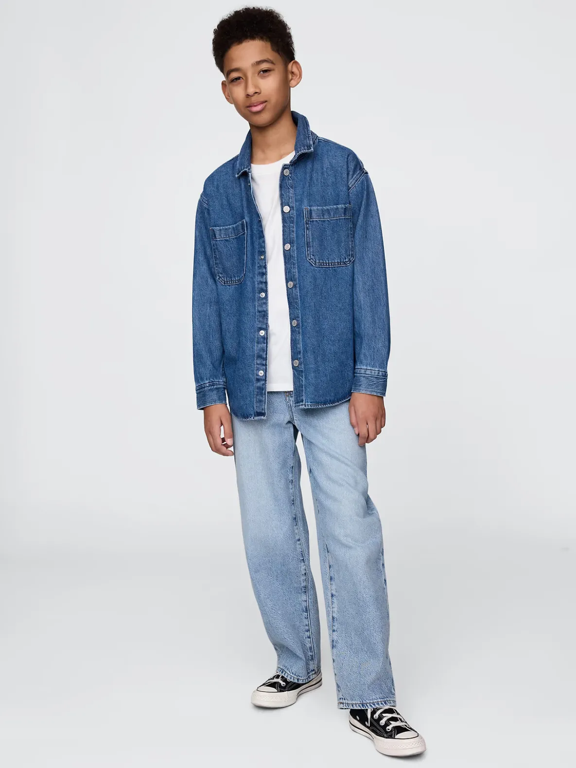 Kids UltraSoft Pull-On Baggy Jeans