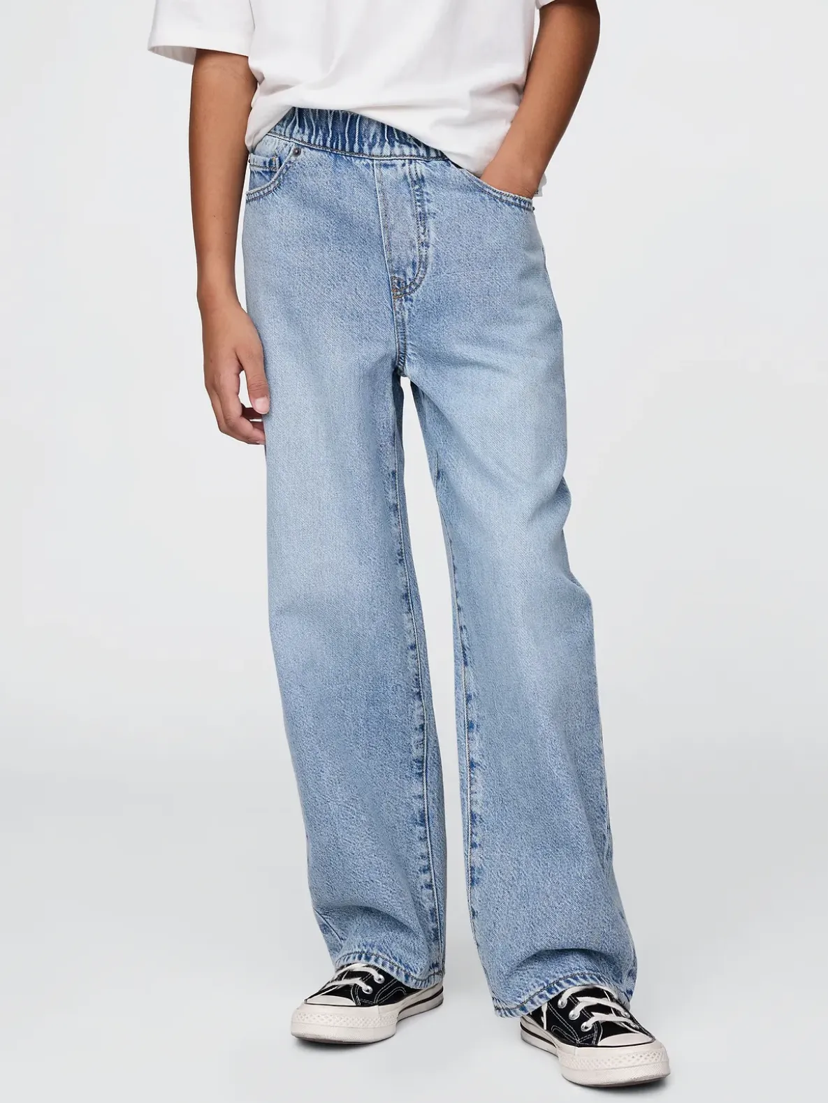 Kids UltraSoft Pull-On Baggy Jeans