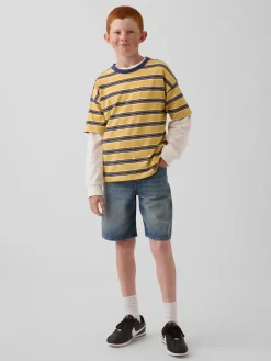 Kids UltraSoft '90s Loose Easy Denim Shorts