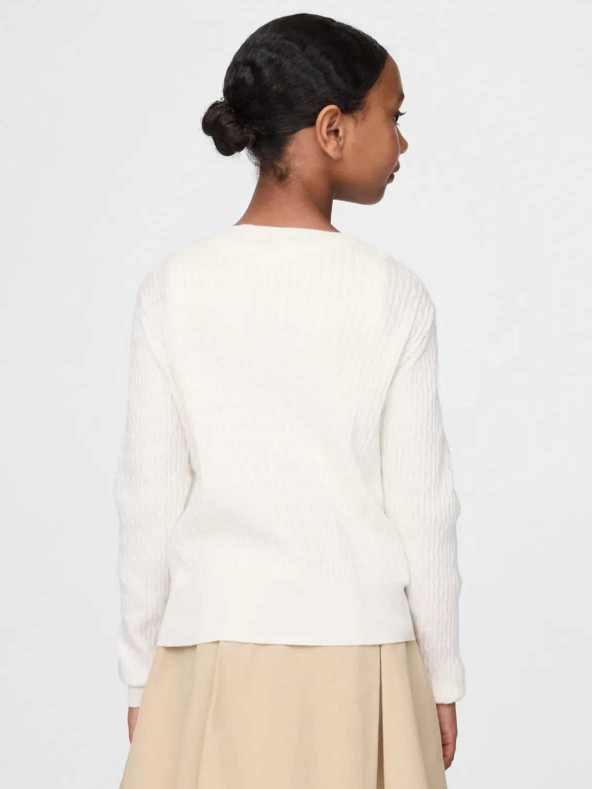 Kids Uniform Cardigan Sweater