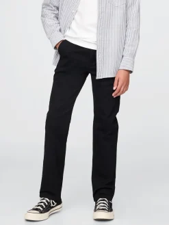 Kids Uniform Straight-Fit Stretch Khakis