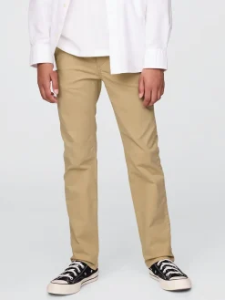 Kids Uniform Straight-Fit Stretch Khakis