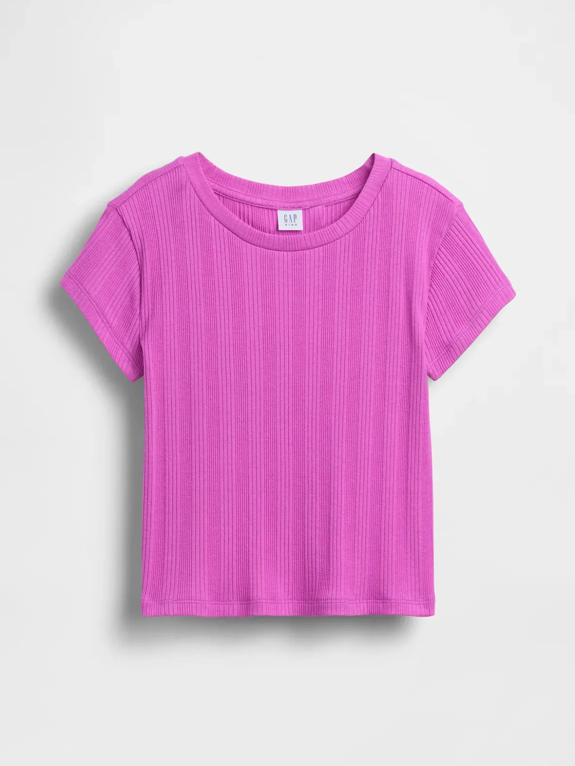 Kids Variegated Rib Fitted T-Shirt