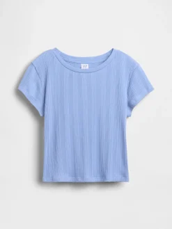 Kids Variegated Rib Fitted T-Shirt