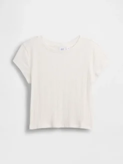 Kids Variegated Rib Fitted T-Shirt