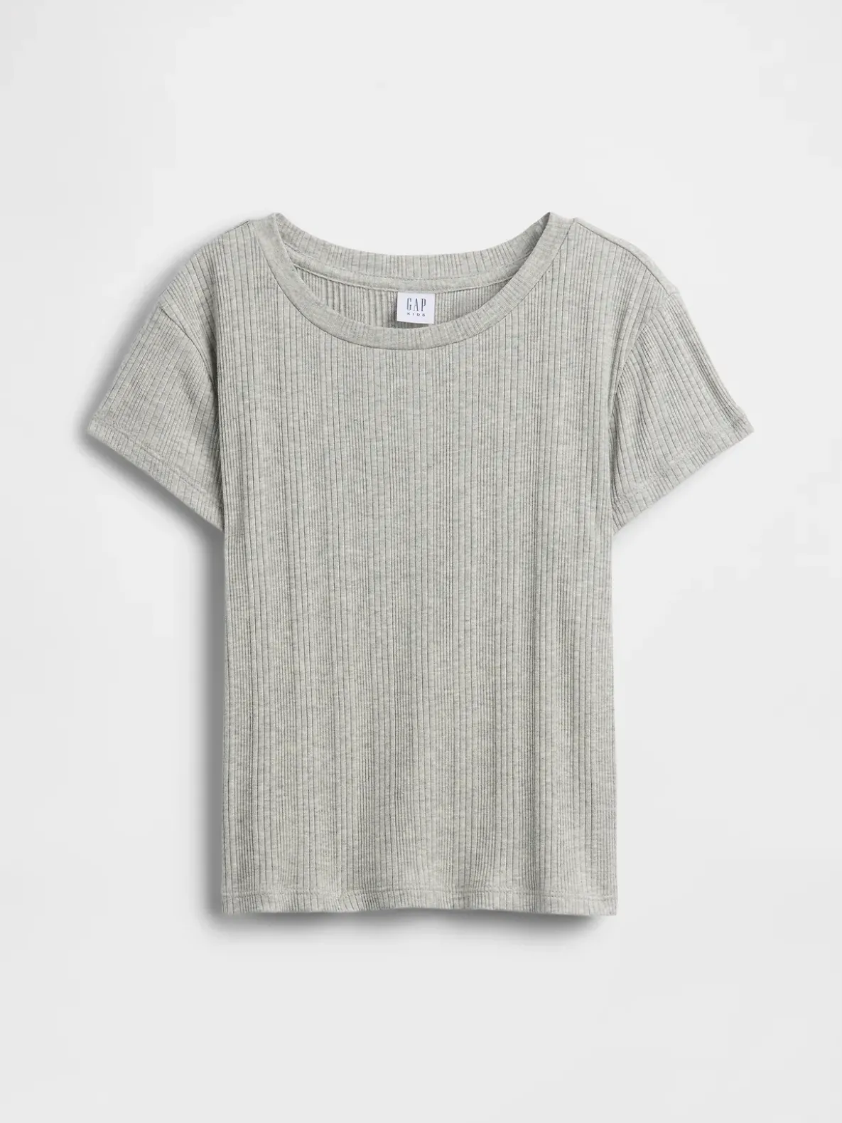 Kids Variegated Rib Fitted T-Shirt