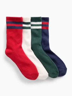 Kids Varsity Crew Socks (4-Pack)