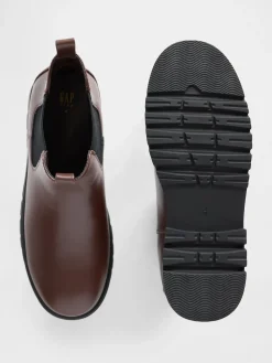 Kids Vegan Leather Chelsea Boots