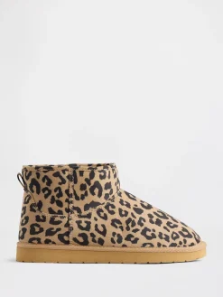 Kids Vegan Suede Sherpa-Lined Boots