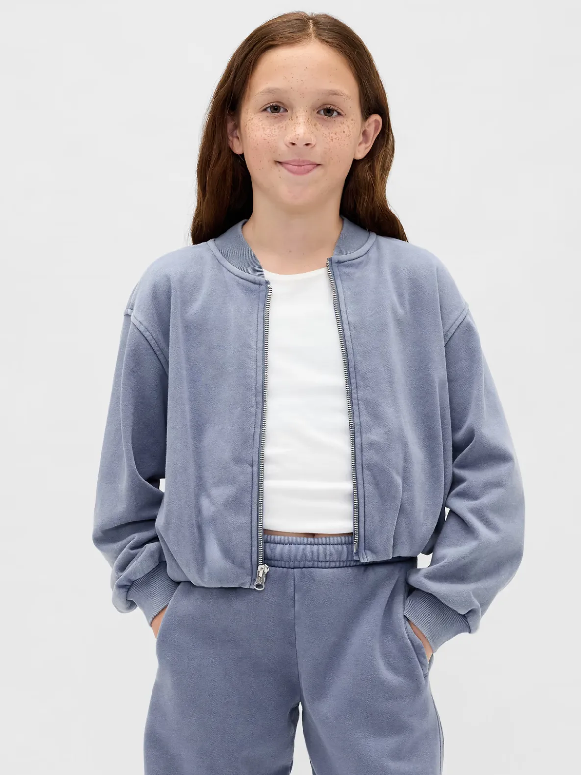 Kids VintageSoft Bubble Bomber Jacket