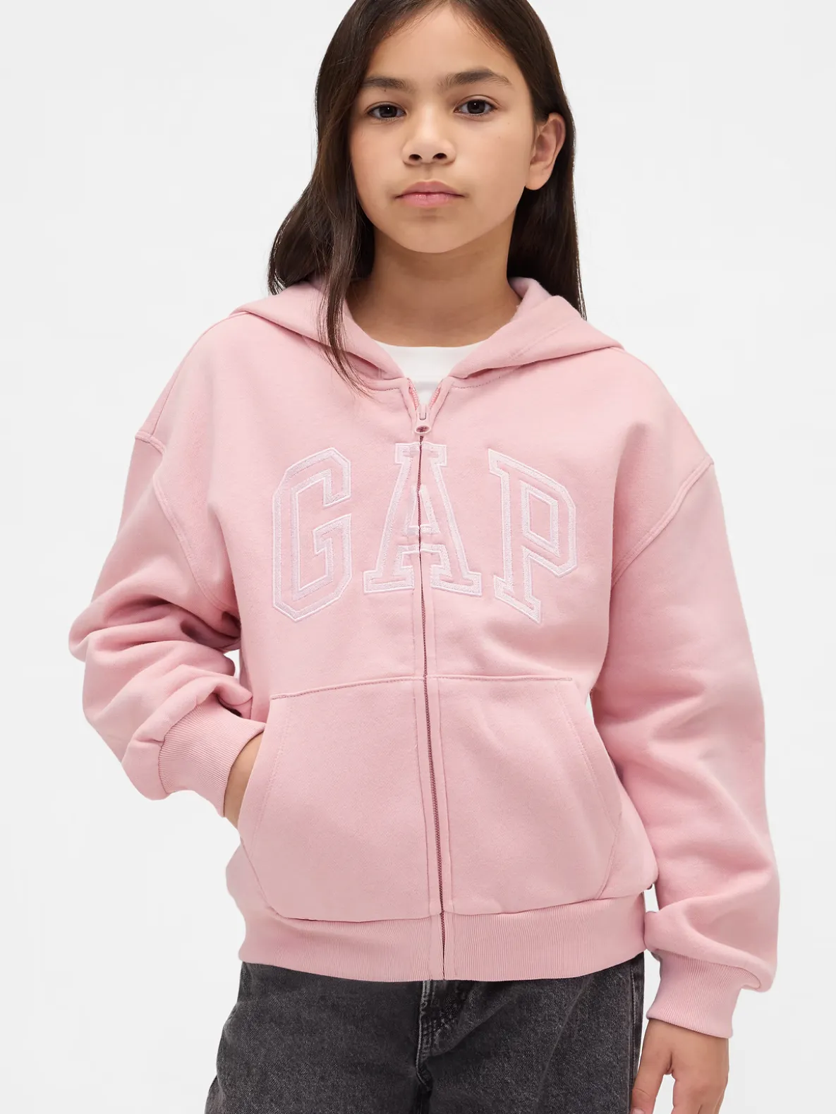 Kids VintageSoft Gap Arch Logo Hoodie