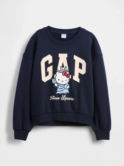 Kids VintageSoft Hello Kitty Logo Sweatshirt