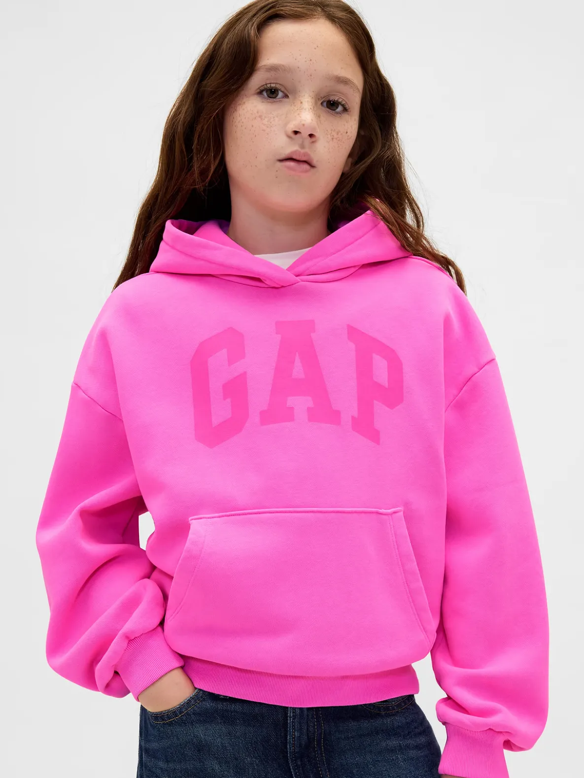 Kids VintageSoft Logo Hoodie