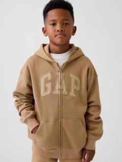 Kids VintageSoft Logo Zip Hoodie