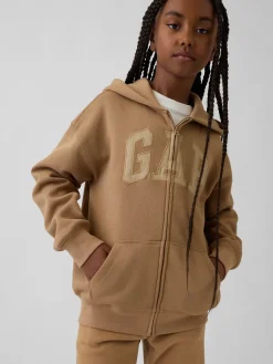 Kids VintageSoft Logo Zip Hoodie