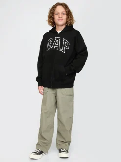 Kids VintageSoft Logo Zip Hoodie