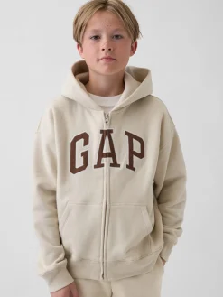 Kids VintageSoft Logo Zip Hoodie