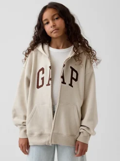 Kids VintageSoft Logo Zip Hoodie