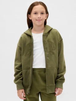 Kids VintageSoft Logo Zip Hoodie