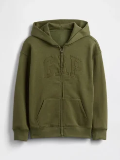Kids VintageSoft Logo Zip Hoodie