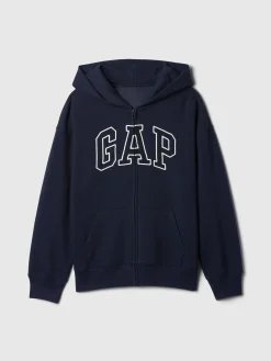 Kids VintageSoft Logo Zip Hoodie
