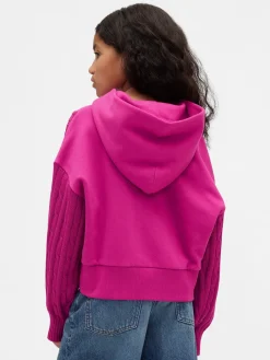 Kids VintageSoft Mixed Media Hoodie