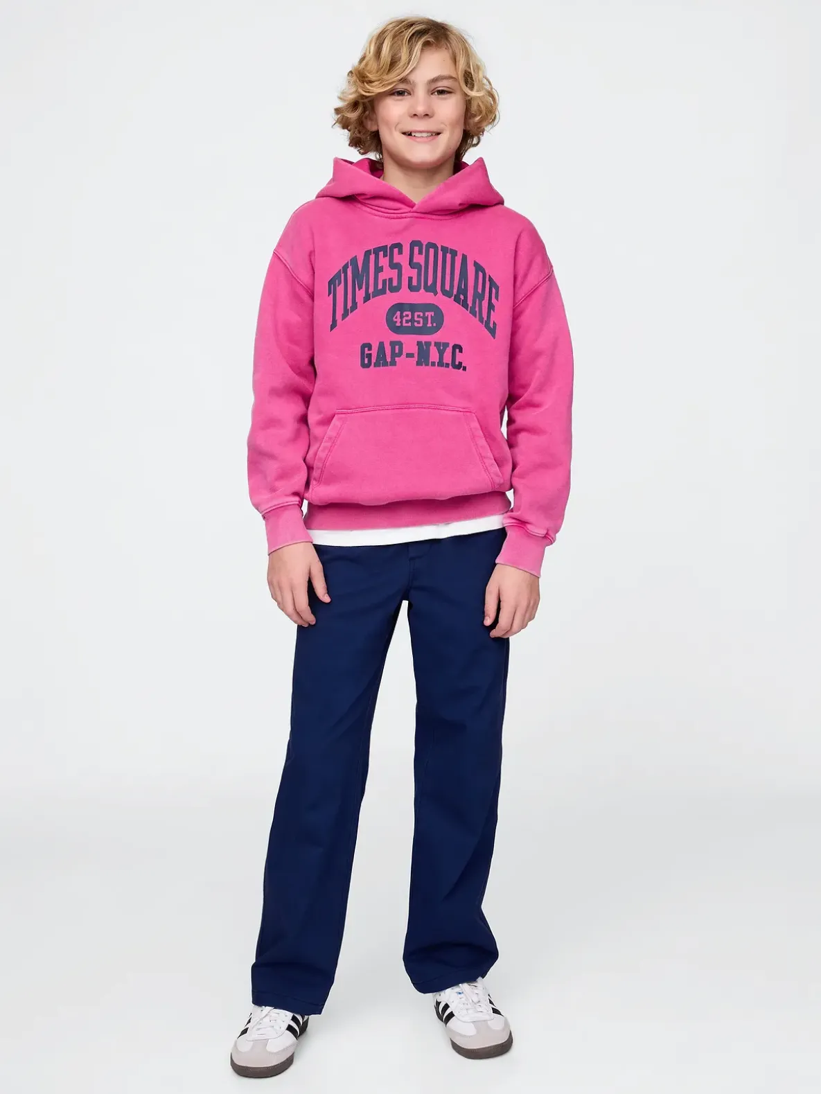 Kids VintageSoft NYC Times Square Hoodie