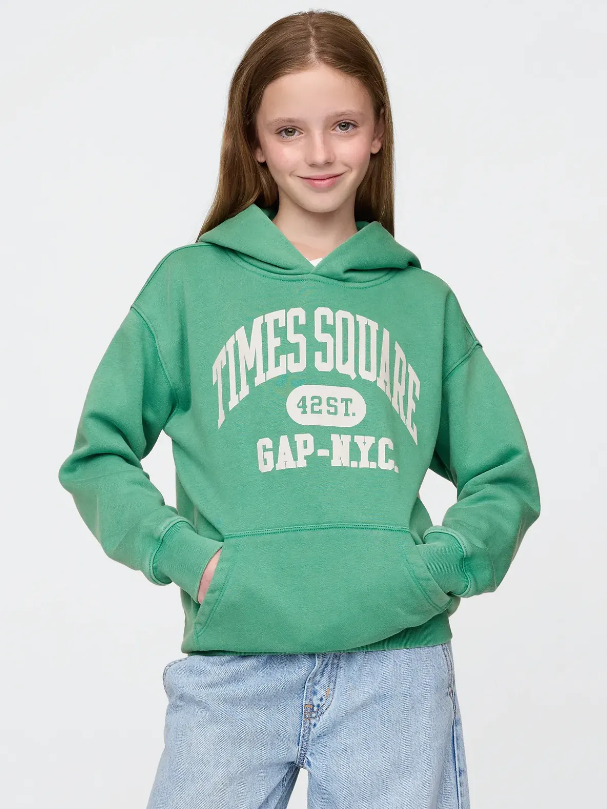 Kids VintageSoft NYC Times Square Hoodie