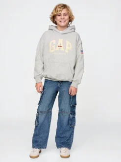 Kids VintageSoft NYC Times Square Hoodie