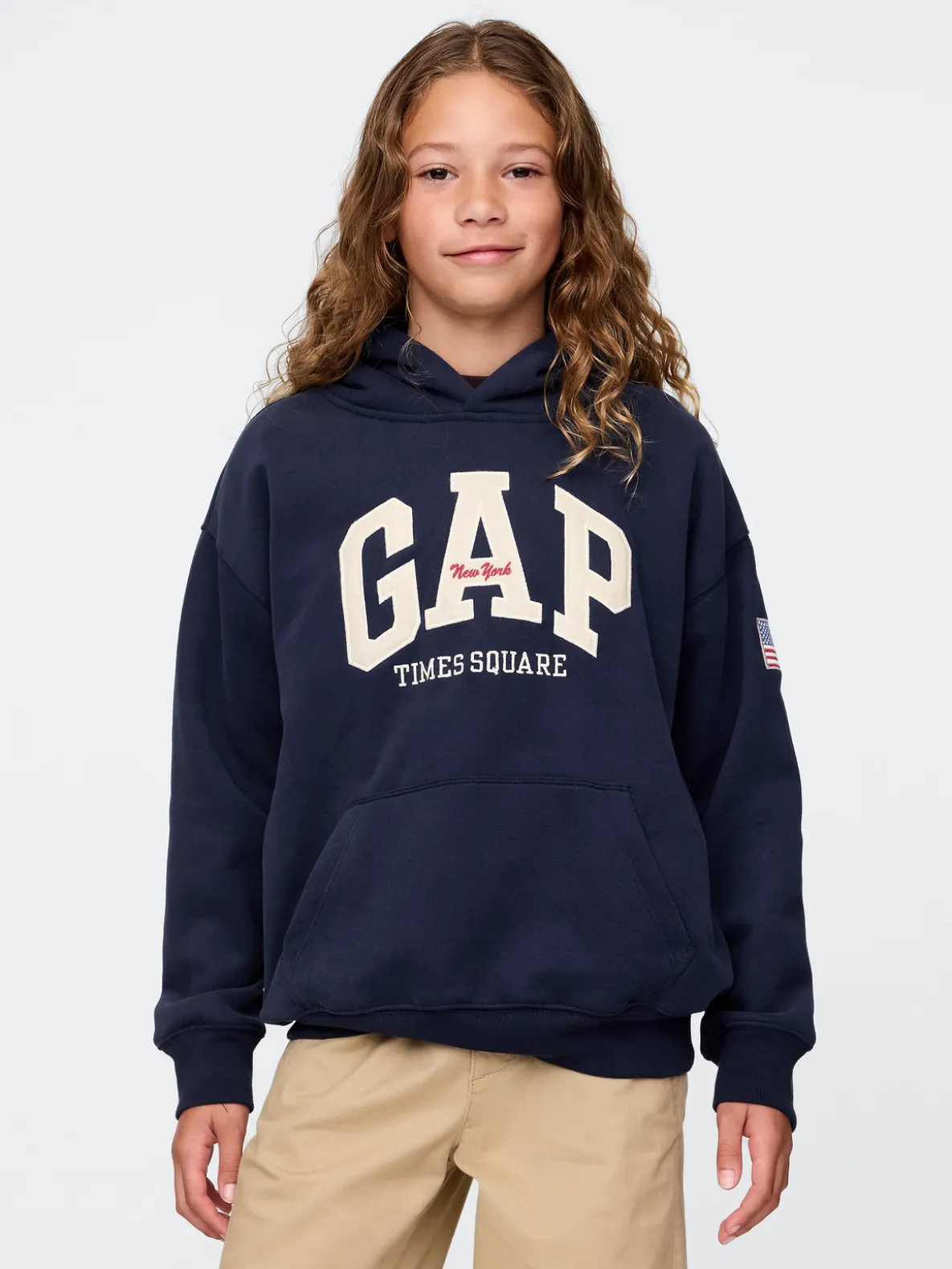 Kids VintageSoft NYC Times Square Hoodie