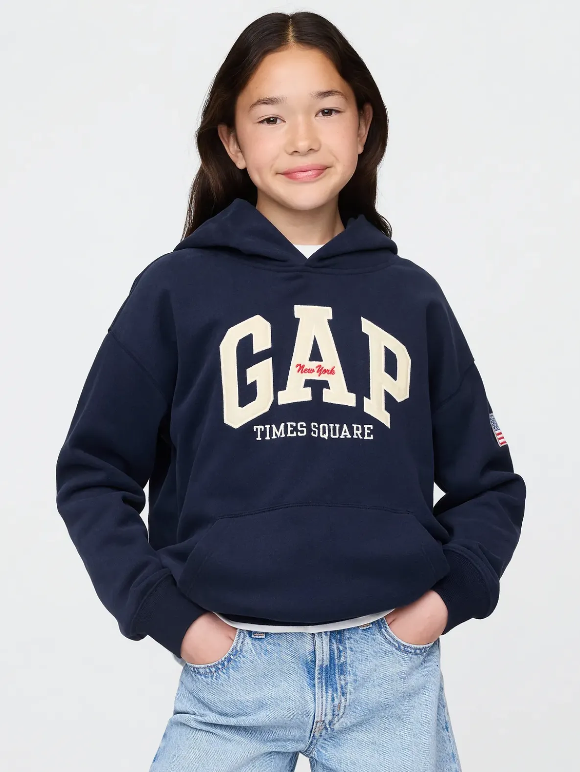 Kids VintageSoft NYC Times Square Hoodie