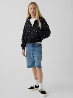 Kids VintageSoft Oversized Logo Zip Hoodie