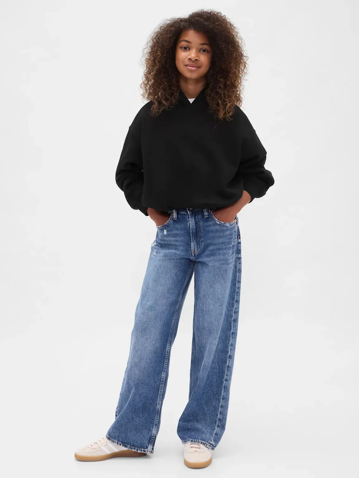 Kids VintageSoft Oversized Bubble Hoodie