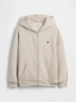 Kids VintageSoft Oversized Zip Hoodie
