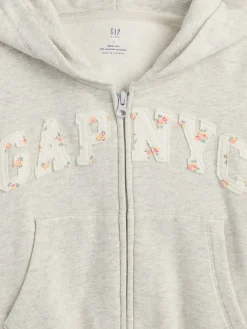 Kids VintageSoft Oversized Logo Zip Hoodie