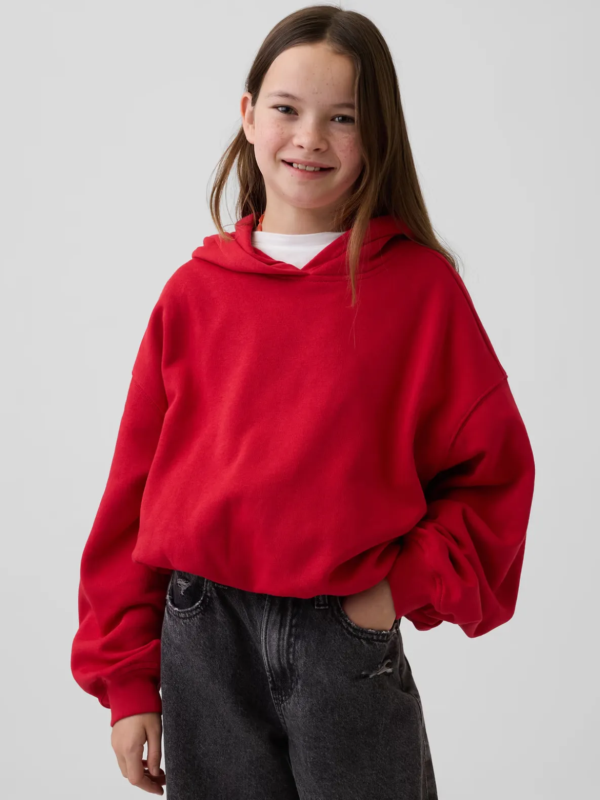 Kids VintageSoft Oversized Bubble Hoodie