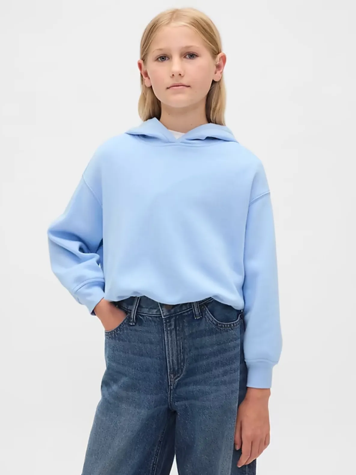Kids VintageSoft Oversized Bubble Hoodie