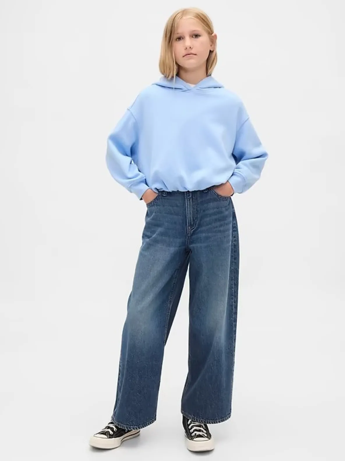 Kids VintageSoft Oversized Bubble Hoodie