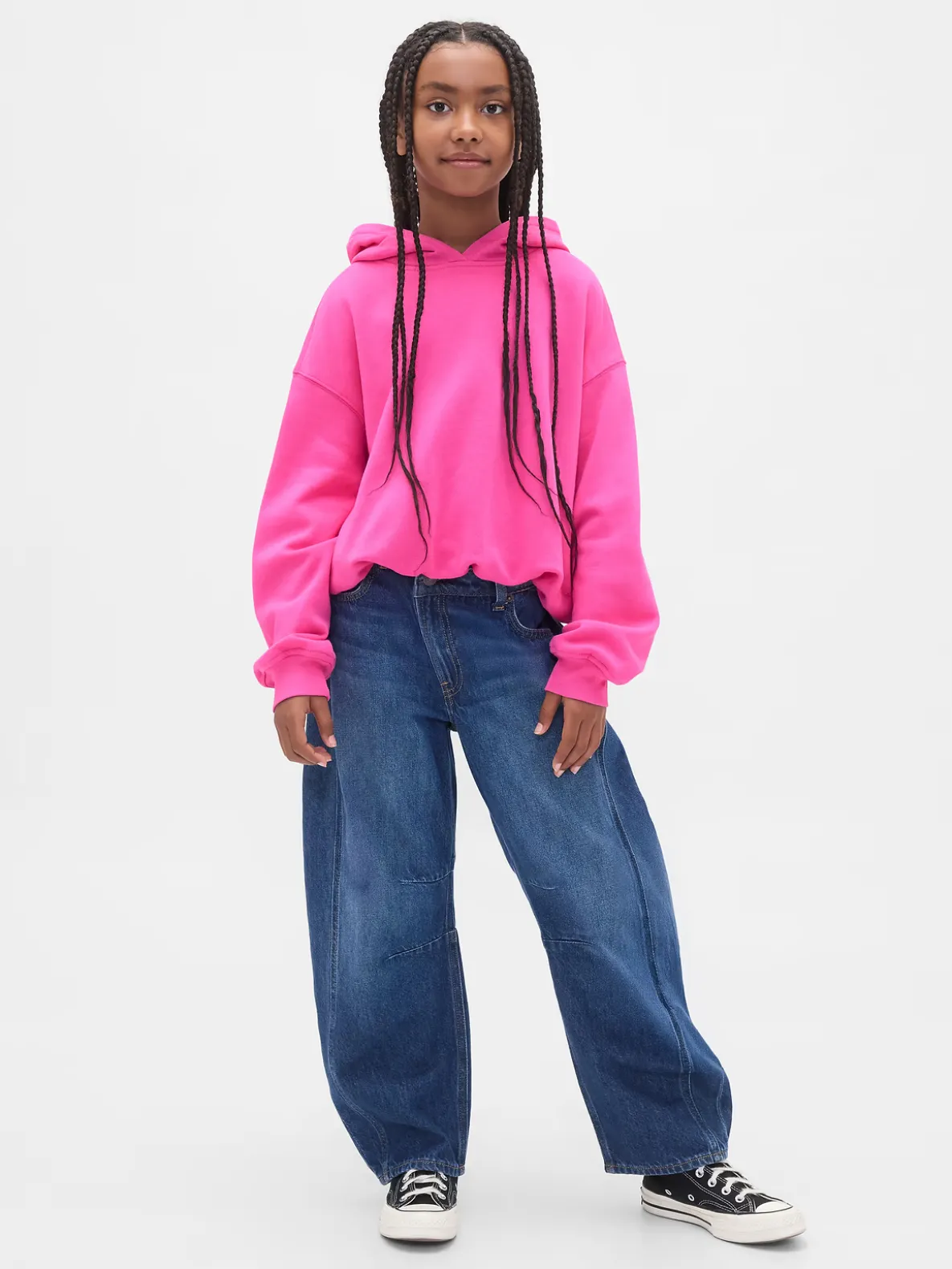 Kids VintageSoft Oversized Bubble Hoodie