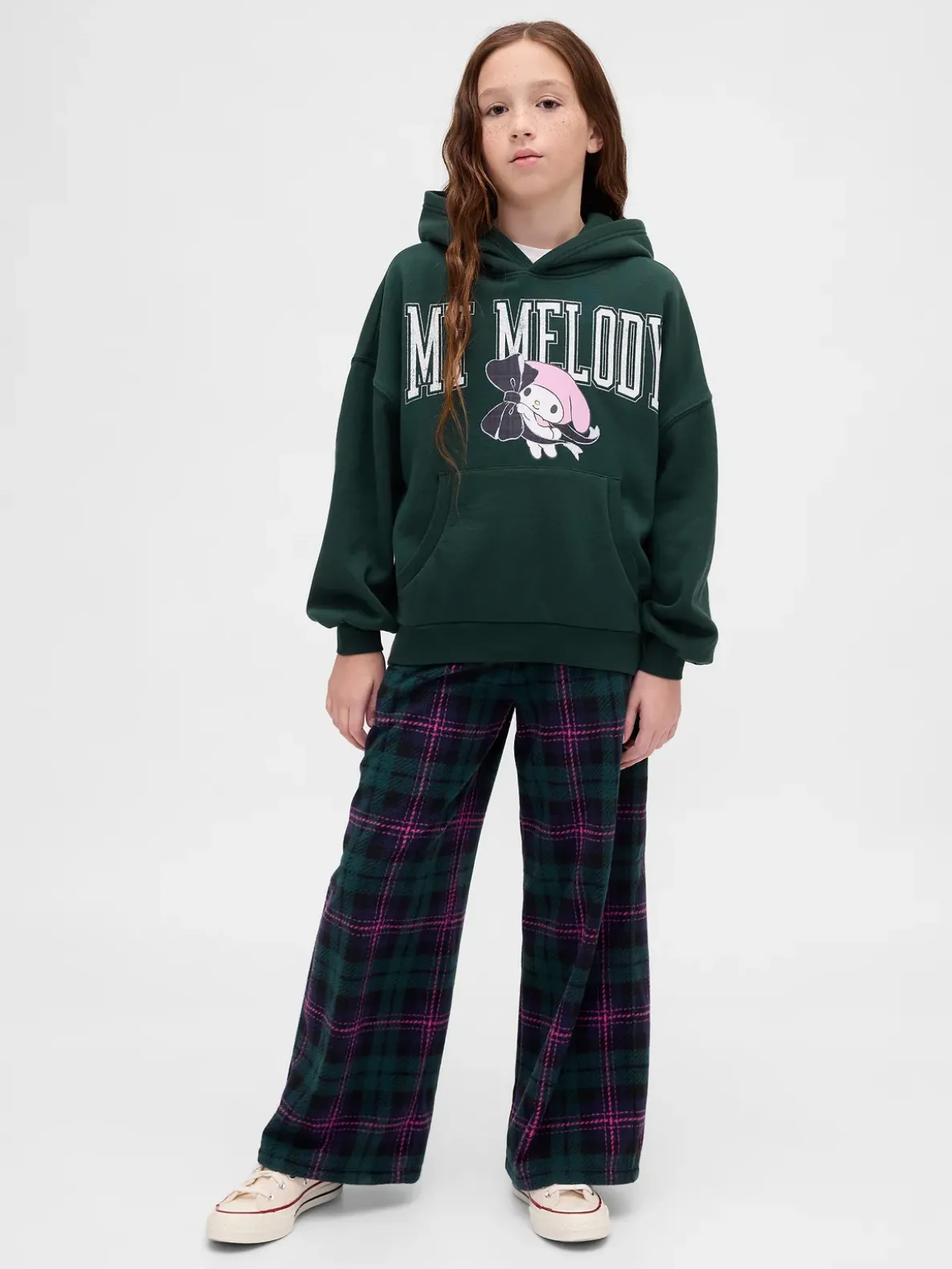 Kids VintageSoft Oversized Hello Kitty Hoodie