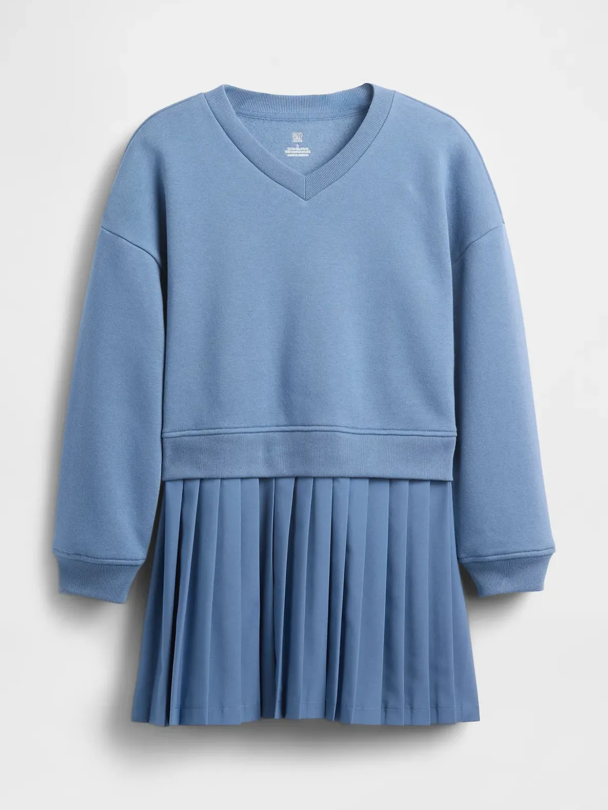 Kids VintageSoft Pleated Sweatshirt Dress