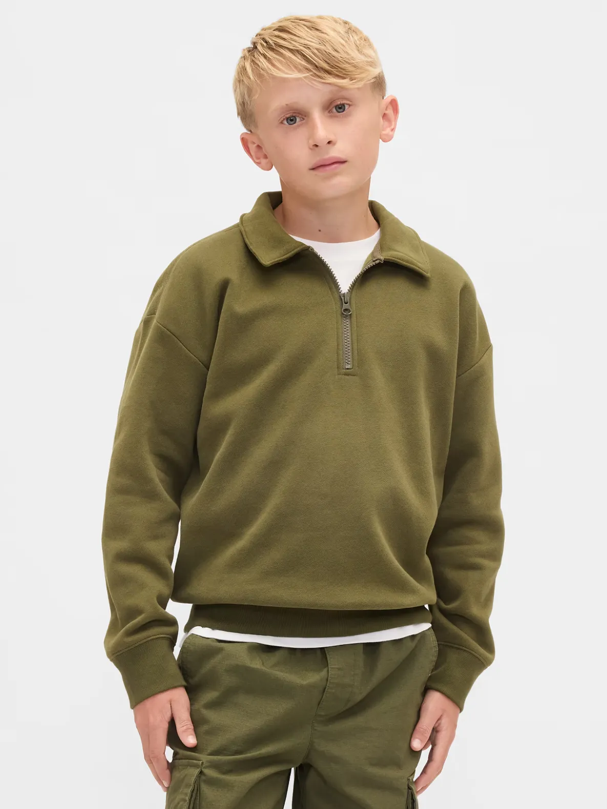 Kids VintageSoft Quarter-Zip Pullover