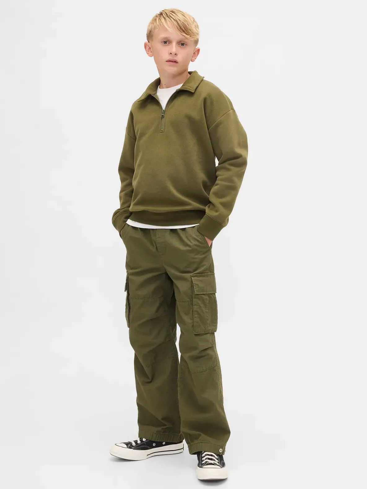 Kids VintageSoft Quarter-Zip Pullover