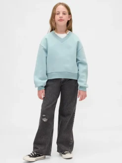 Kids VintageSoft Relaxed V-Neck Sweatshirt