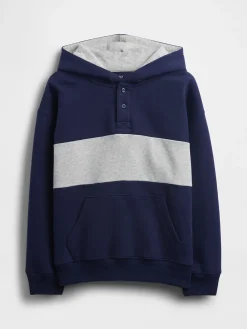 Kids VintageSoft Relaxed Henley Hoodie